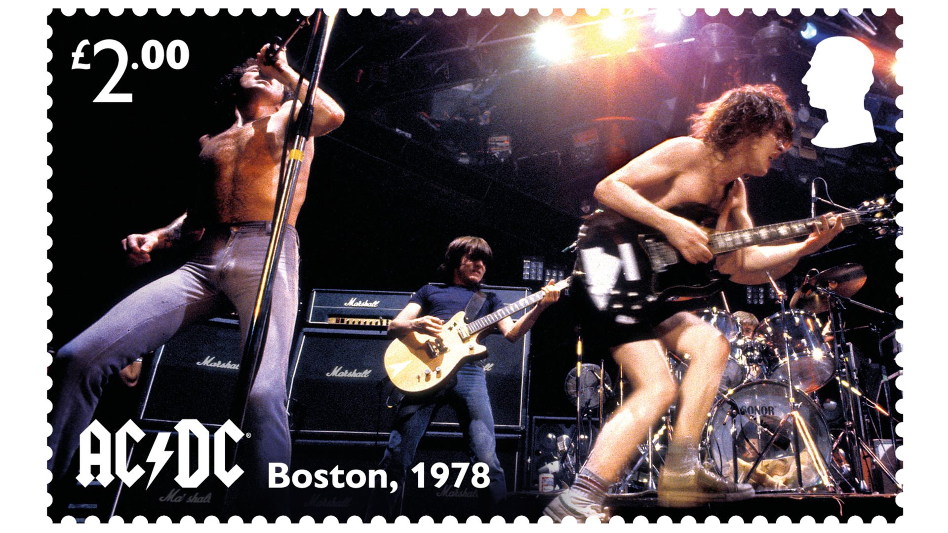 New AC/DC stamps to celebrate 50th anniversary of rock band’s debut album